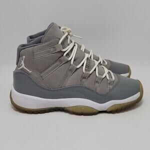 Kids Air Jordan 11 Retro GS Cool Grey 2010 Mid Top Sneakers 378038-001 Size 3.5Y